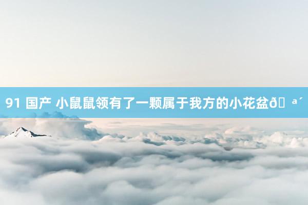 91 国产 小鼠鼠领有了一颗属于我方的小花盆🪴